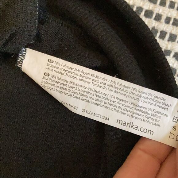 Marika black sweatshirt jacket Small - Picture 5 of 5